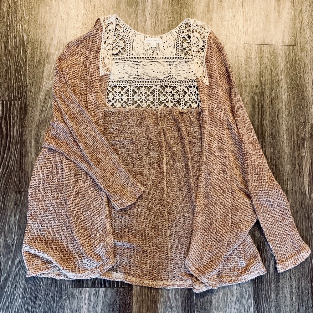 Coco + Jameson lace cardigan